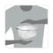 Dart SafeSeal Deli Containers w/Flat Lid, 64 oz, 8.1x7.8x3.3, Clear, PK200 PK CH64DEF - alternate 6